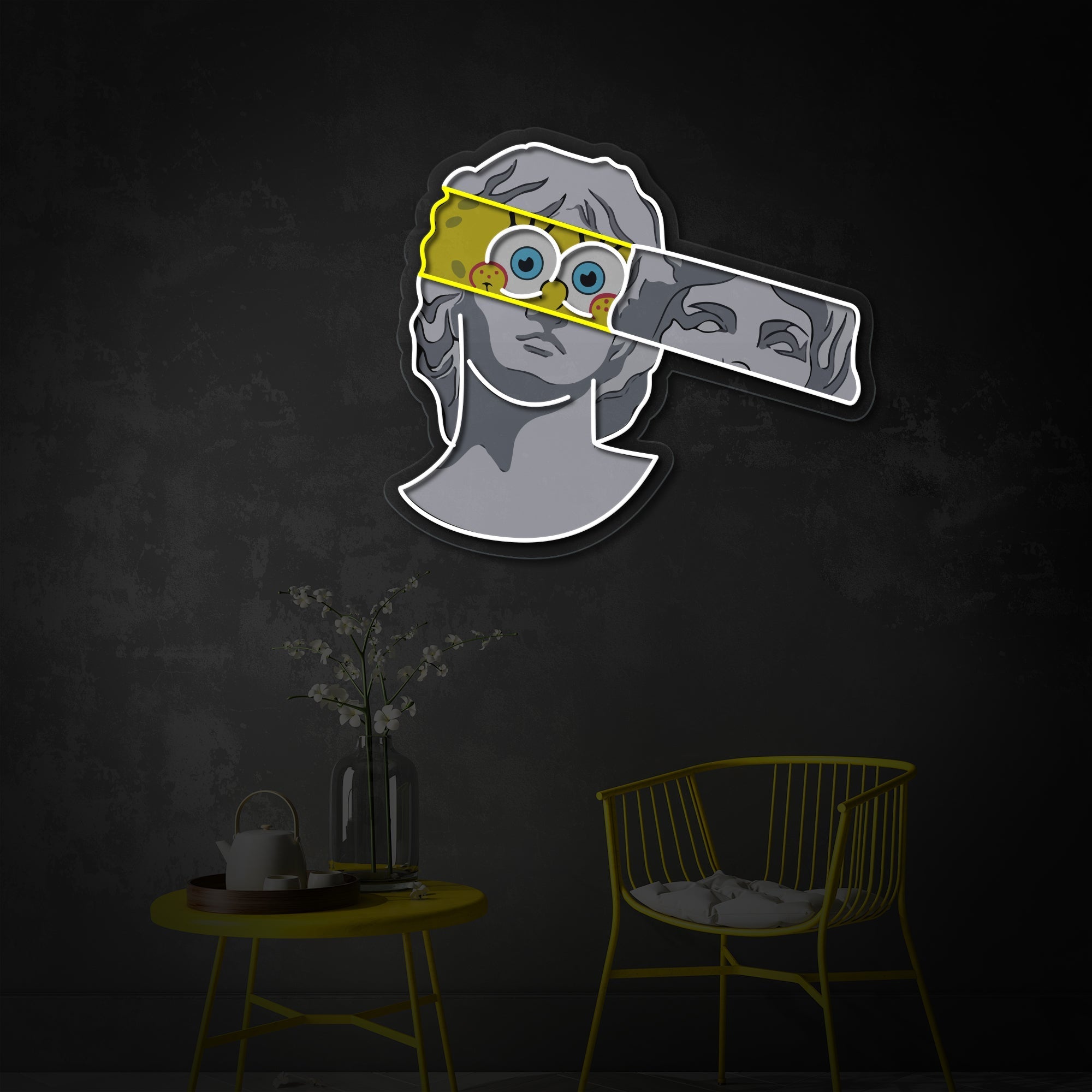 Greek Bob LED Neon Sign | Vaporwave Art - MEON NEON