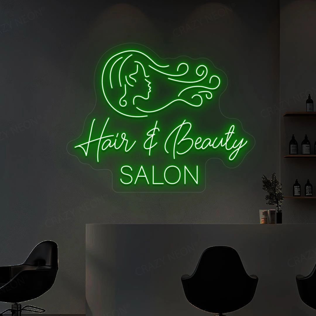 Hair & Beauty Salon Neon Sign image 2