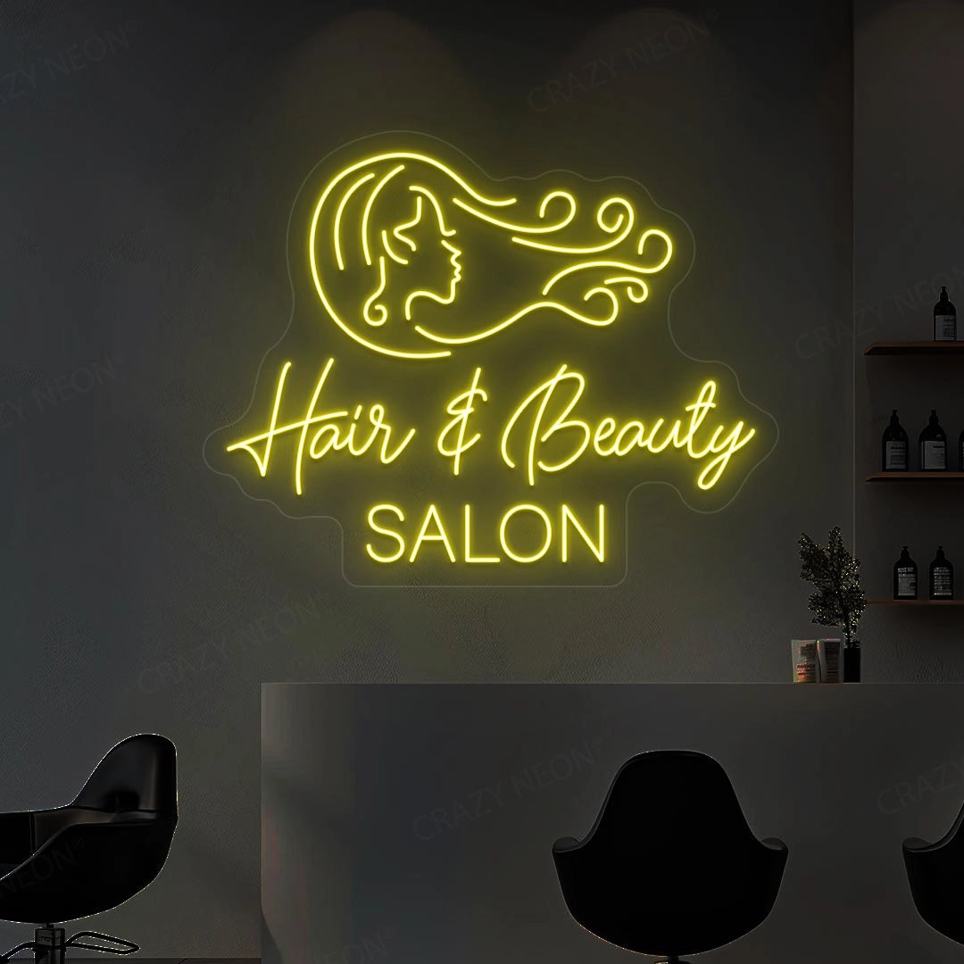 Hair & Beauty Salon Neon Sign image 3