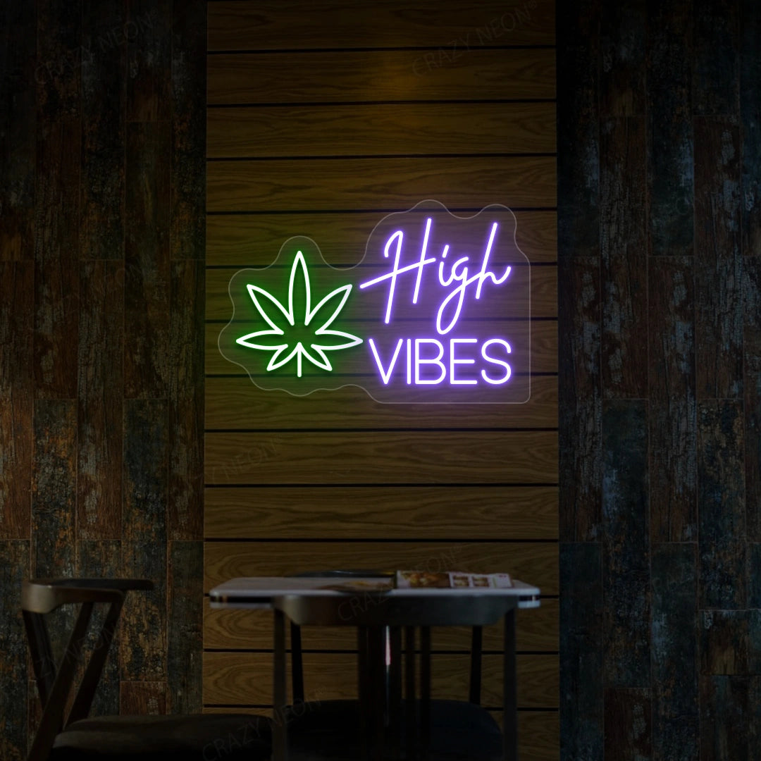 High Vibes Neon Sign image 4