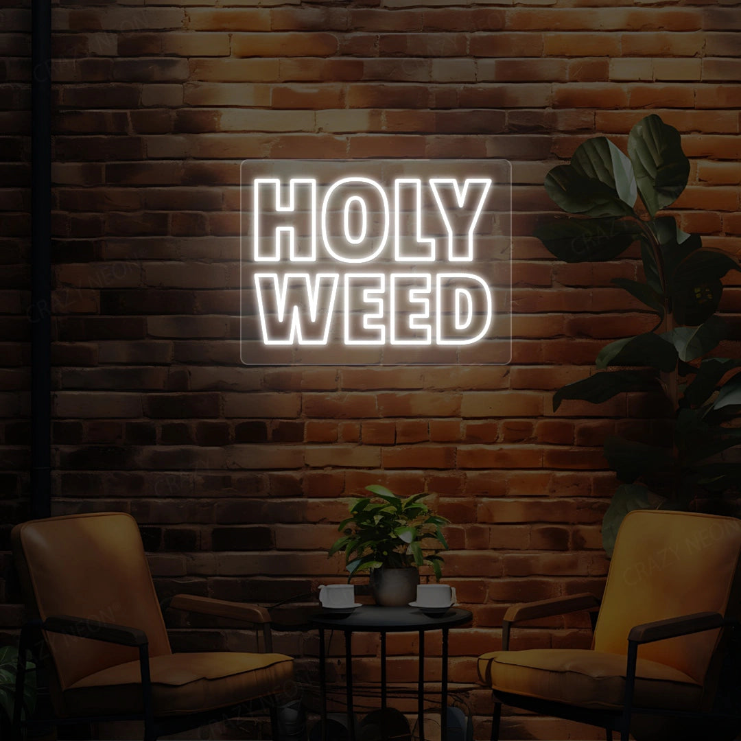 Holy Weed Neon Sign image 1