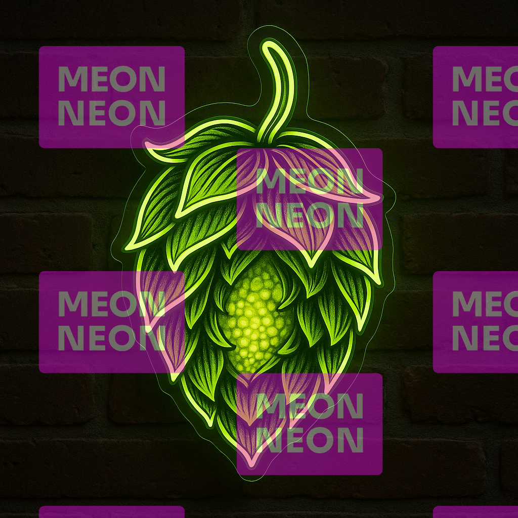 Hop Cone Icon LED Neon Sign
