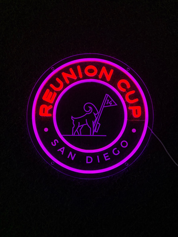 Reunion Cup Custom Neon Sign