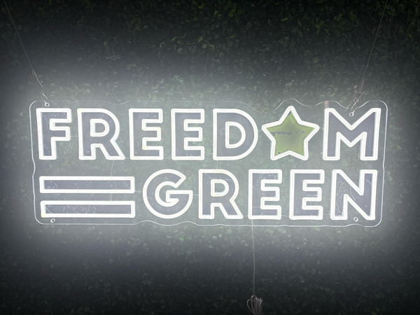 Freedom Green Dispensary Neon Sign