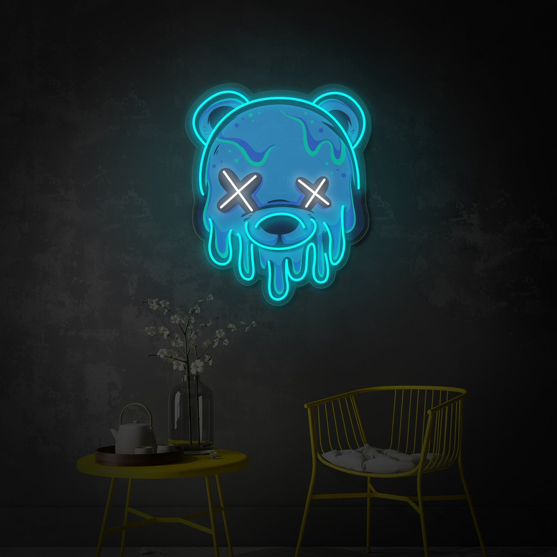 Ice Bear LED Neon Sign | Animal Wall Art - MEON NEON
