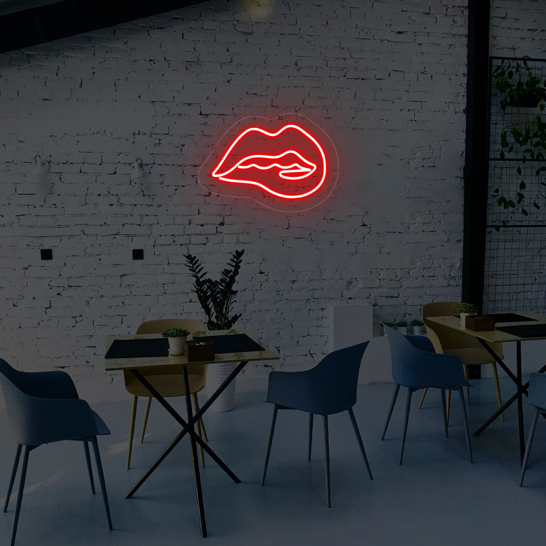 Irresistible Lips Neon Sign image 0