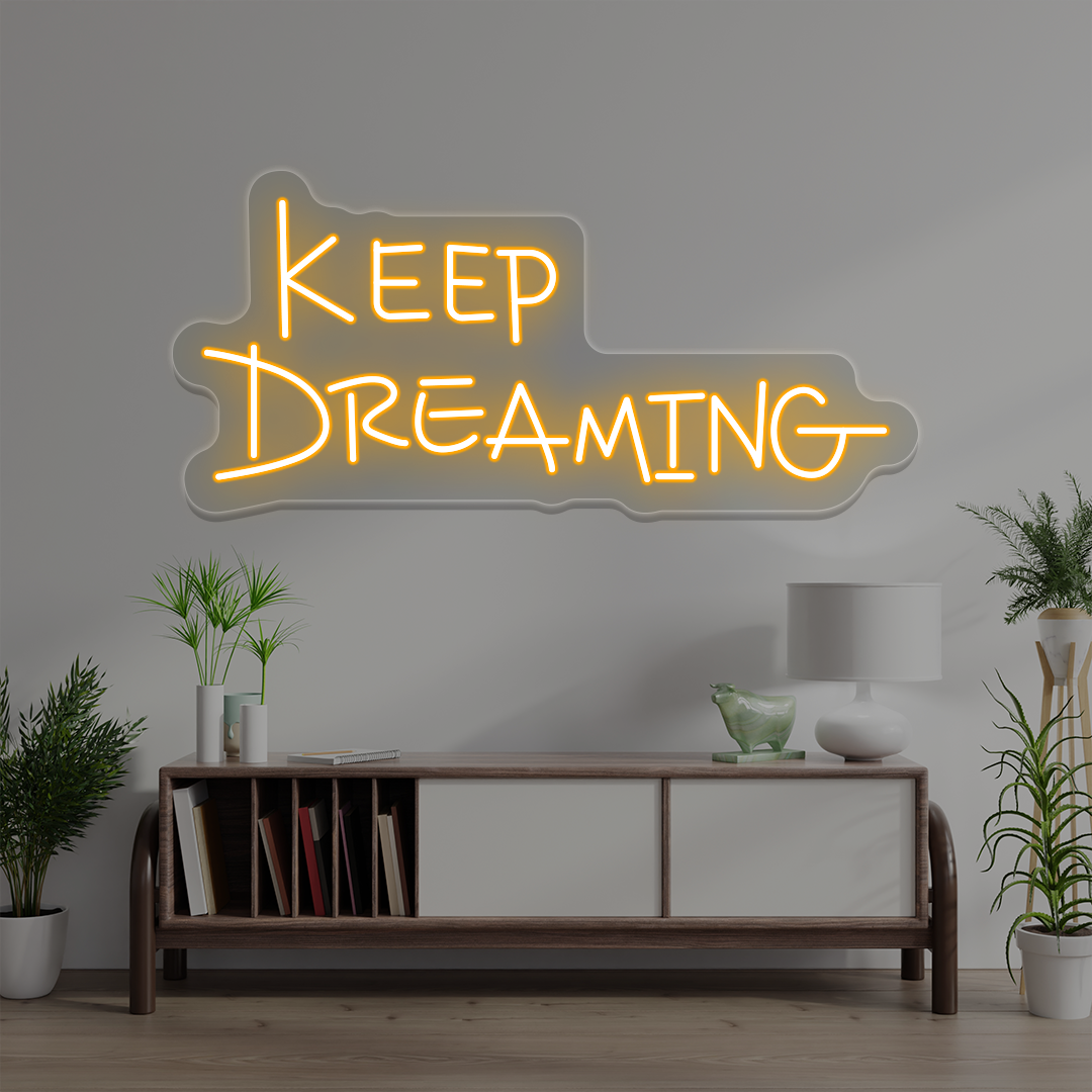 Keep Dreaming Neon Sign image 0