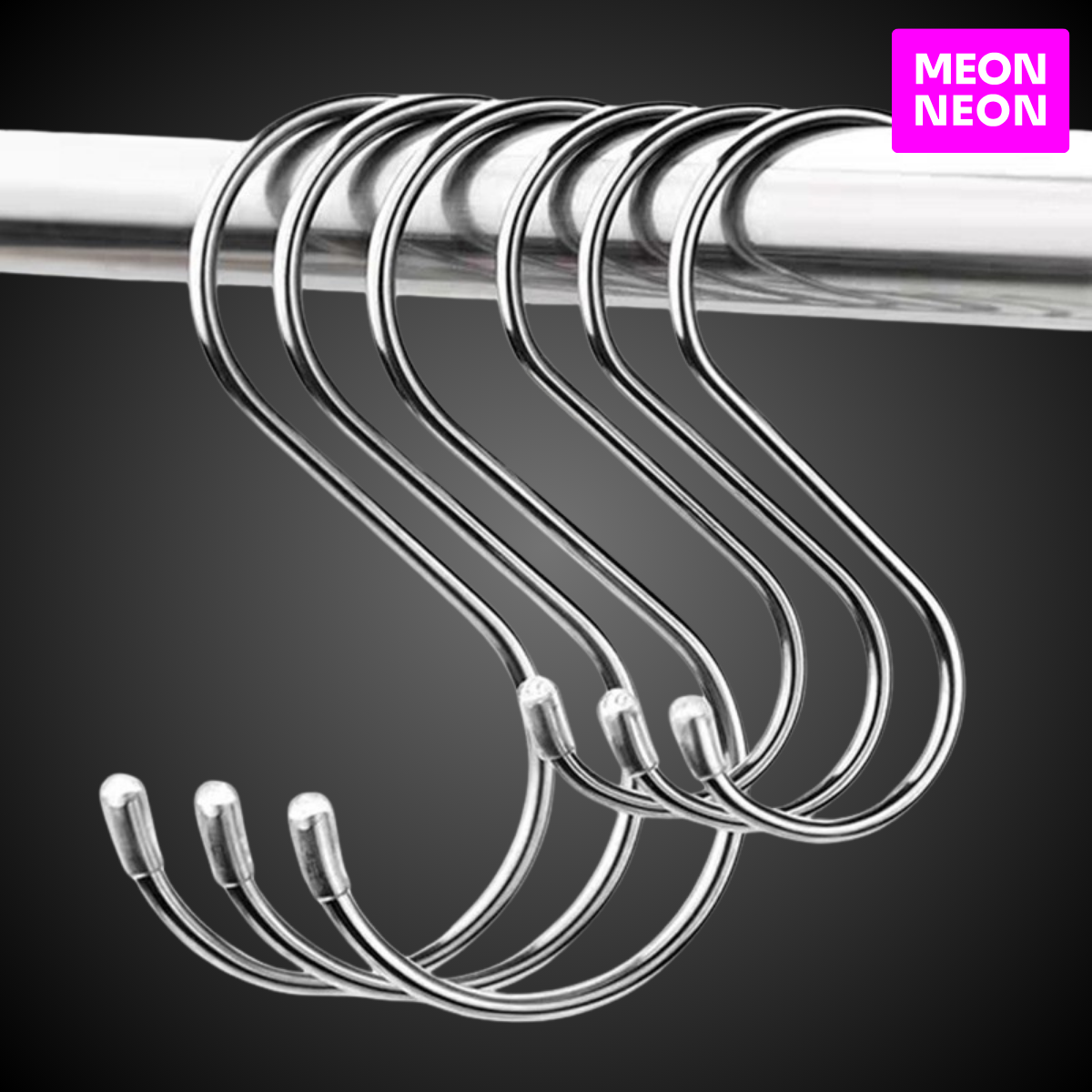 LED Neon Sign S-Hook Mount Set (3-Pack) - MEON NEON