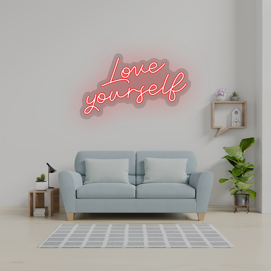 Love Yourself Neon Sign image 1