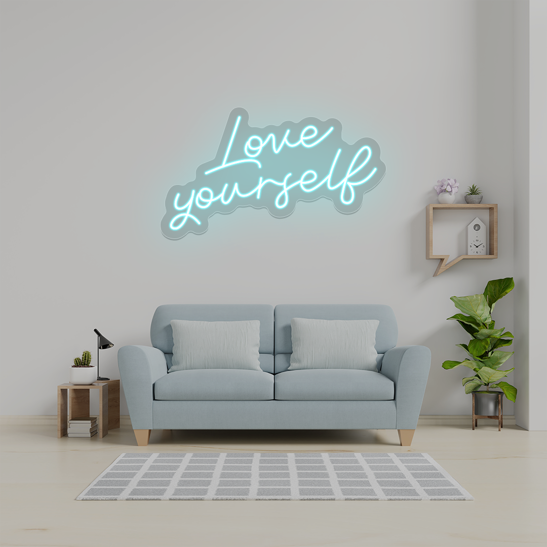 Love Yourself Neon Sign image 0