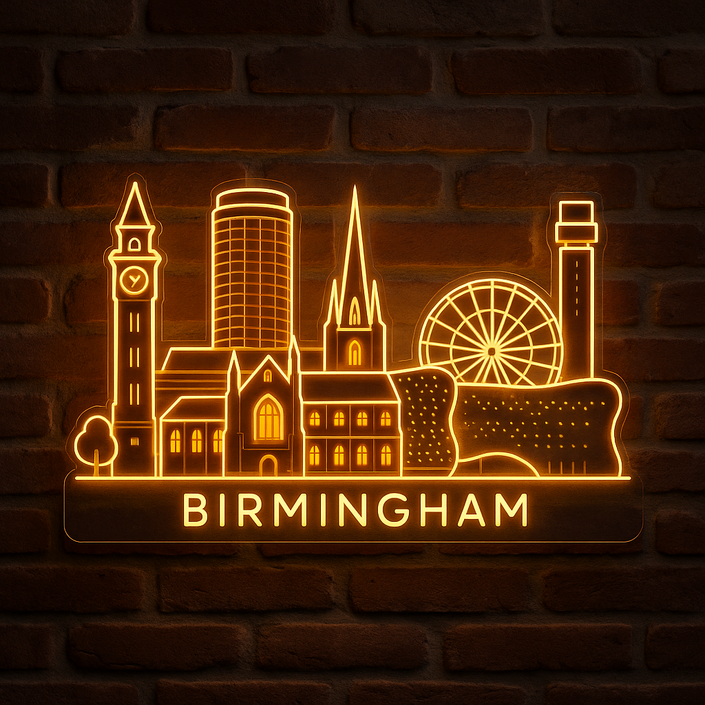 Magic City Skyline LED Neon Sign