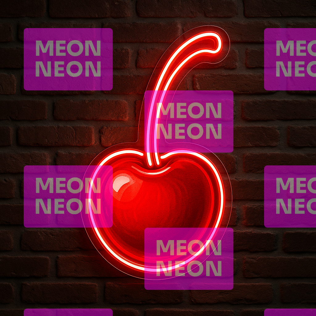 Maraschino Cherry LED Neon Sign