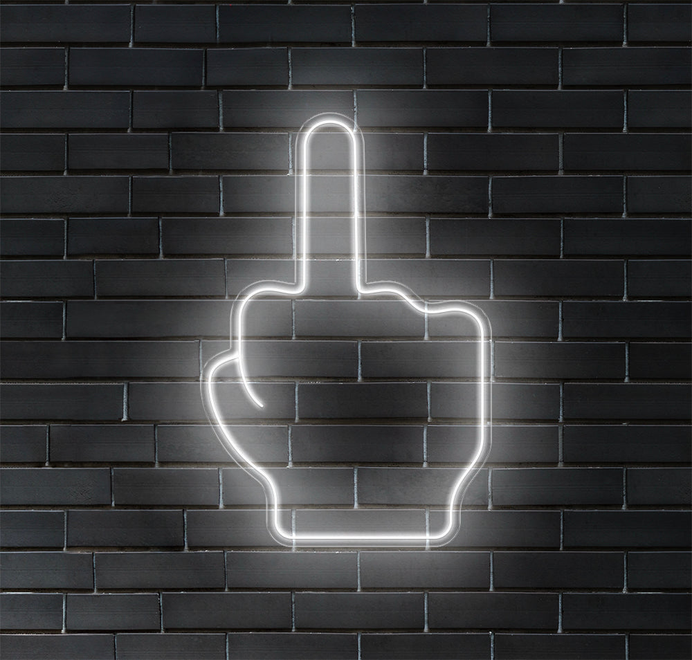 Middle Finger LED Neon Sign! image 13