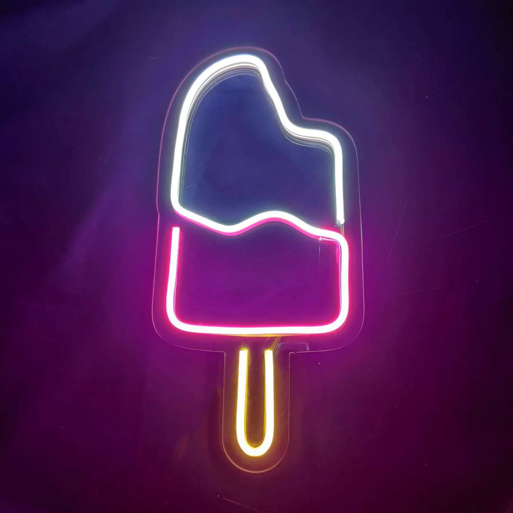 Mini Popsicle LED Neon Sign in Multicolor