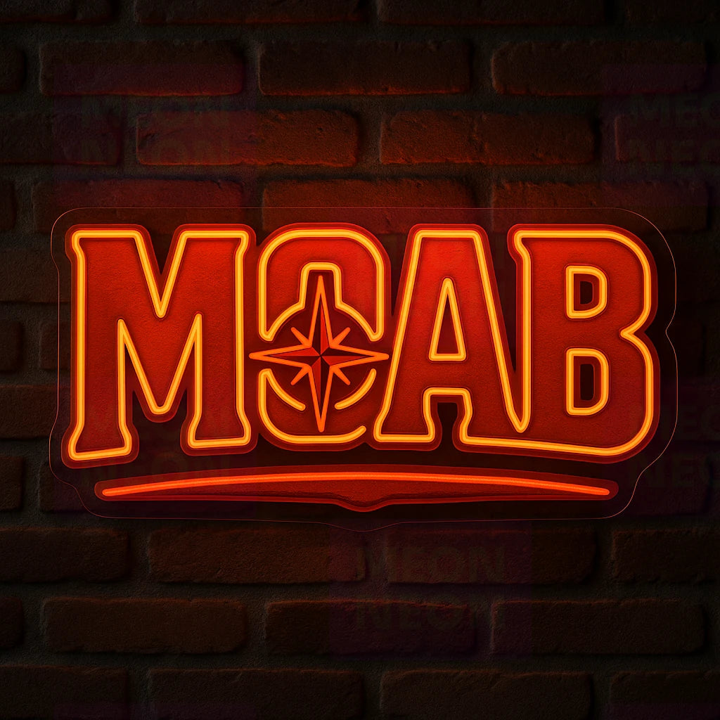 Moab Adventure Basecamp LED Neon Sign