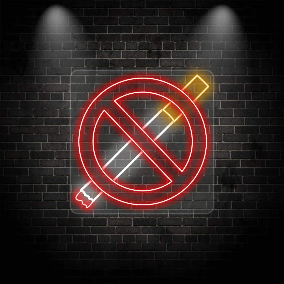 No Smoking Neon Sign image 0