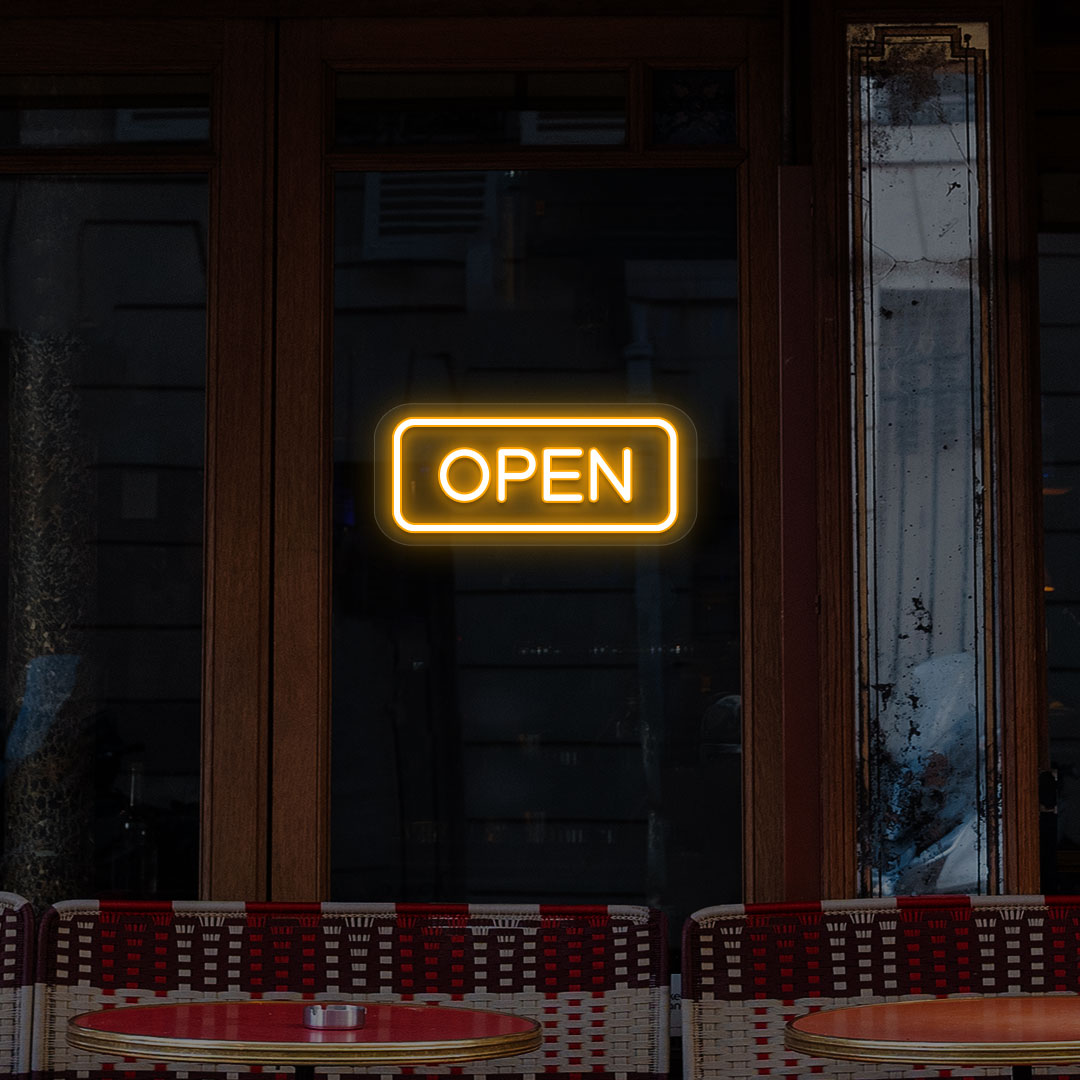 Open Sign Rectangle Shape image 1