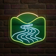 Peaceful River LED Neon Sign