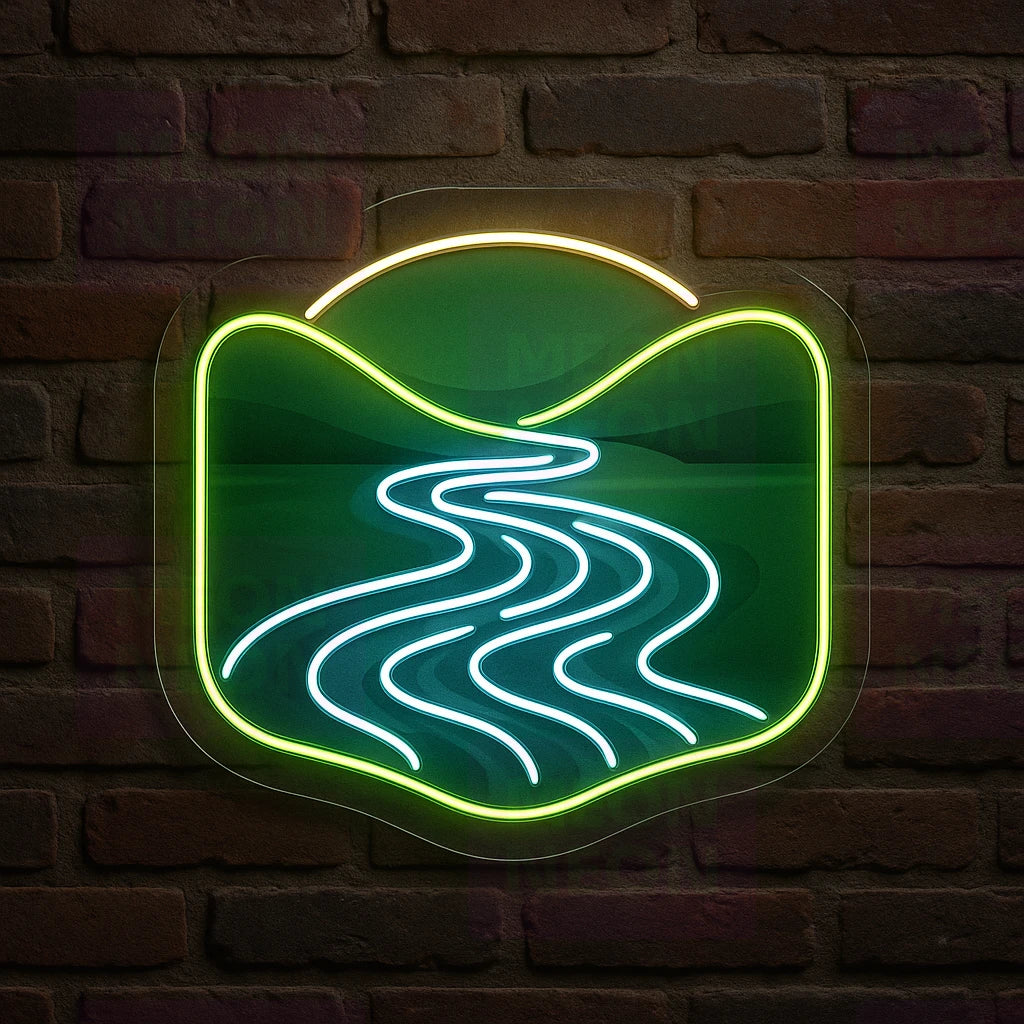 Peaceful River LED Neon Sign