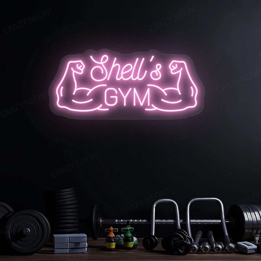 Personalized Muscle Neon Sign image 2