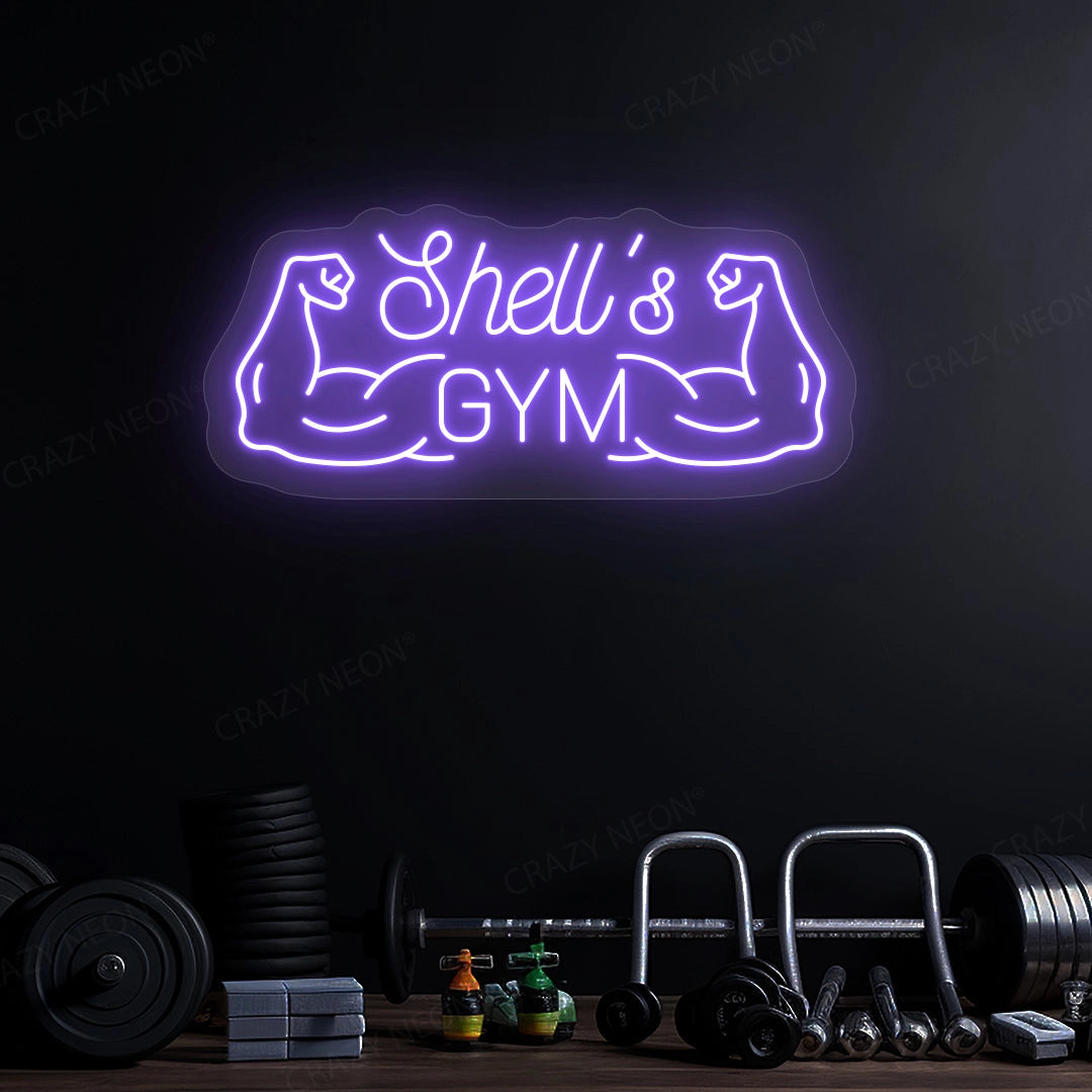 Personalized Muscle Neon Sign image 3