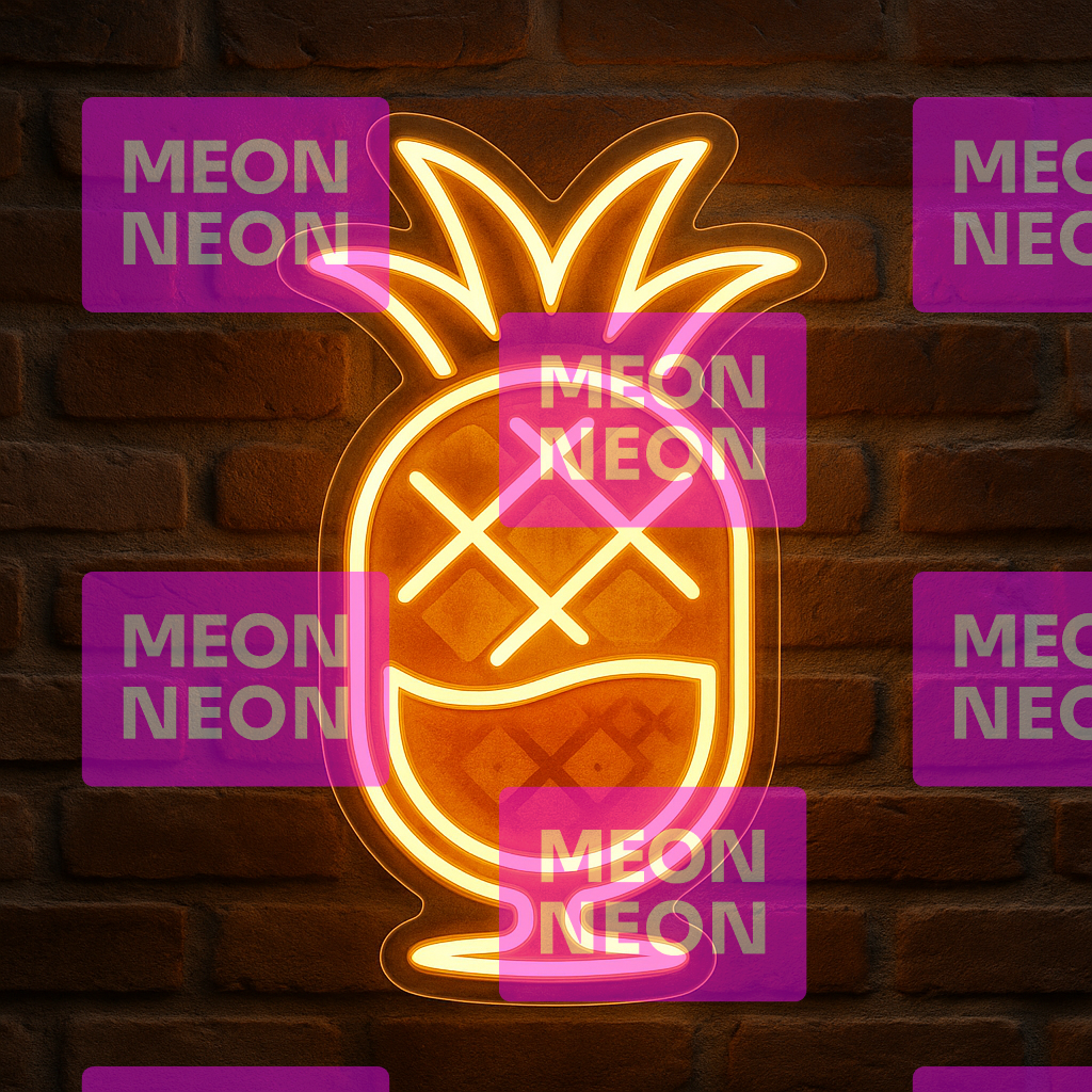 Pineapple Tiki LED Neon Sign