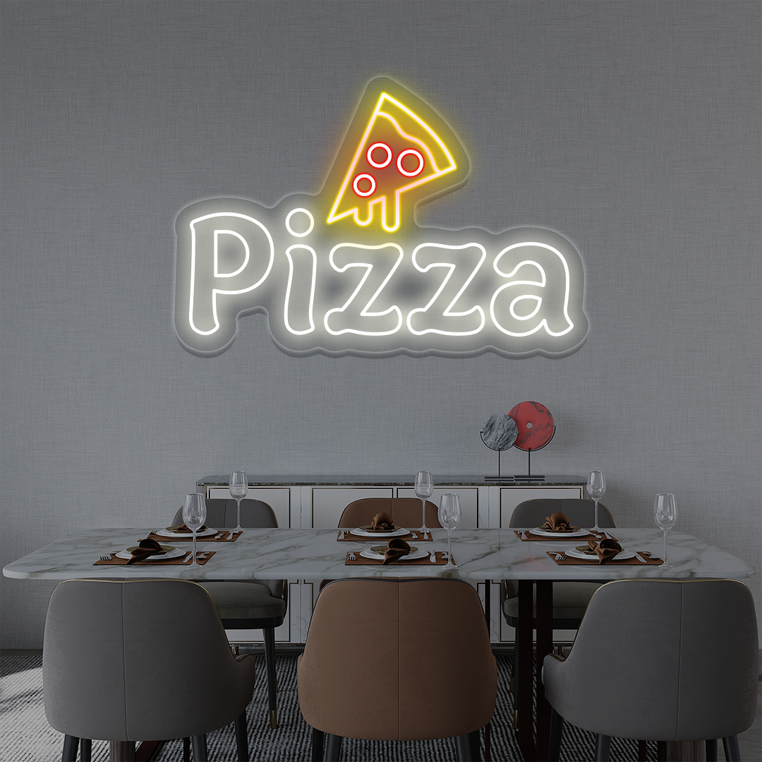 Pizza with Slice Neon Sign image 7