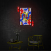 Queen of Glam LED Neon Sign | Fashion Wall Art - MEON NEON