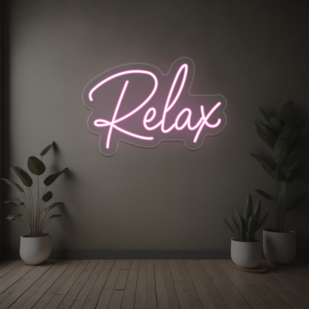 Relax Neon Sign image 1