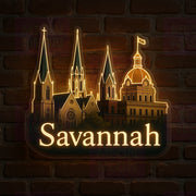 Savannah Spires LED Neon Sign