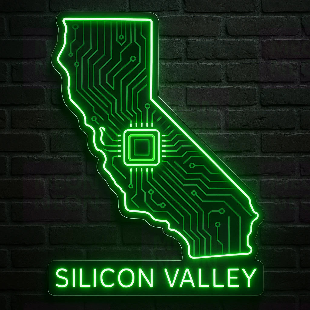 Silicon Valley Byte LED Neon Sign