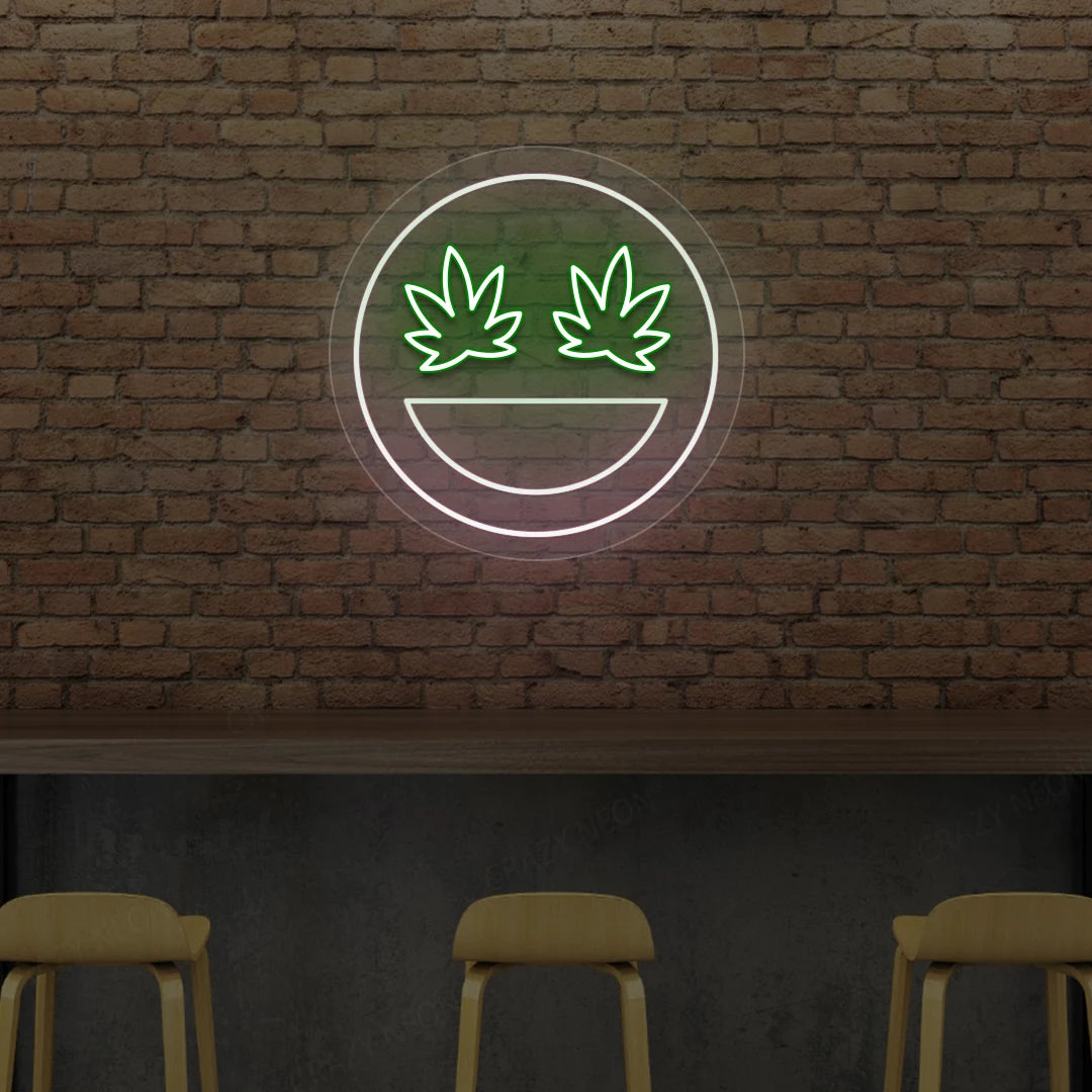 Smiley Weed Neon Sign image 5