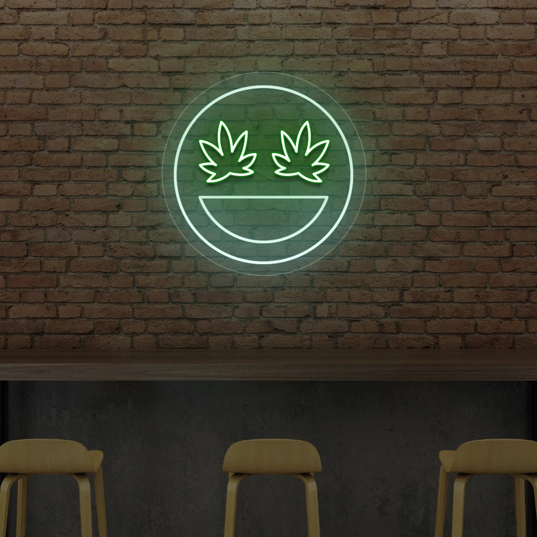 Smiley Weed Neon Sign image 7