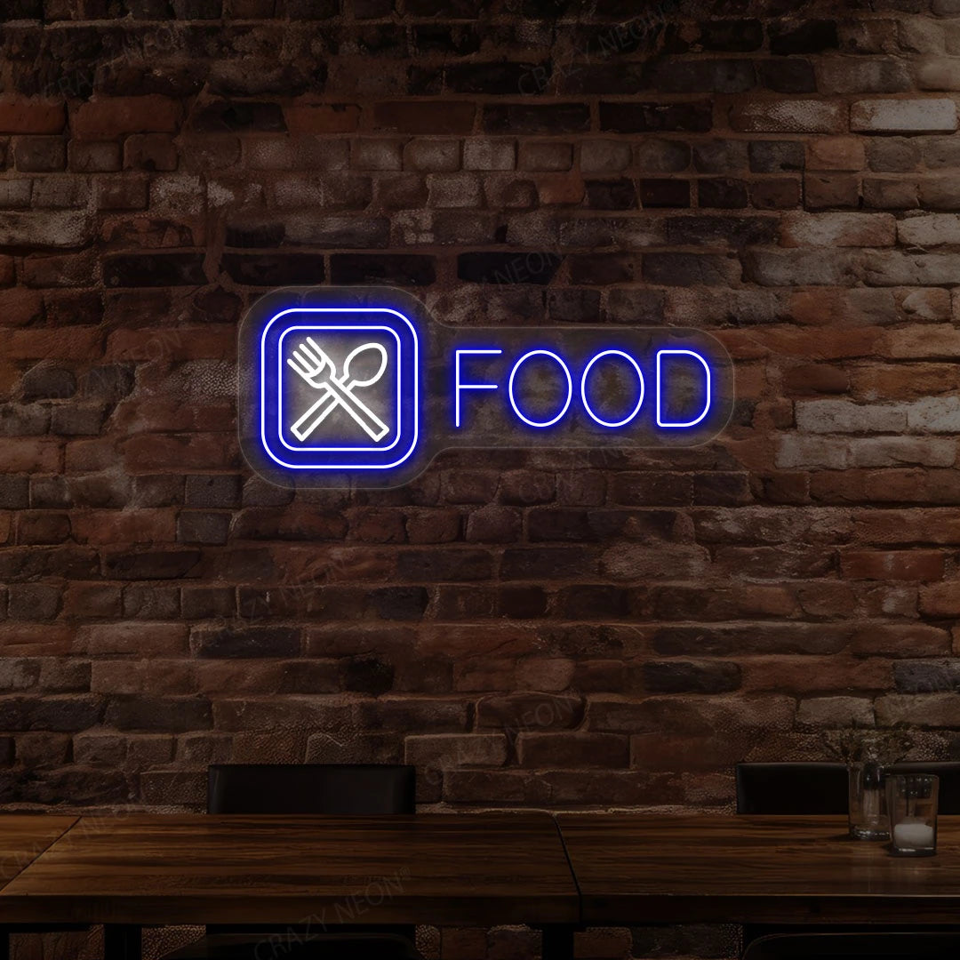 Spoon and Fork Personalized Neon Sign image 4