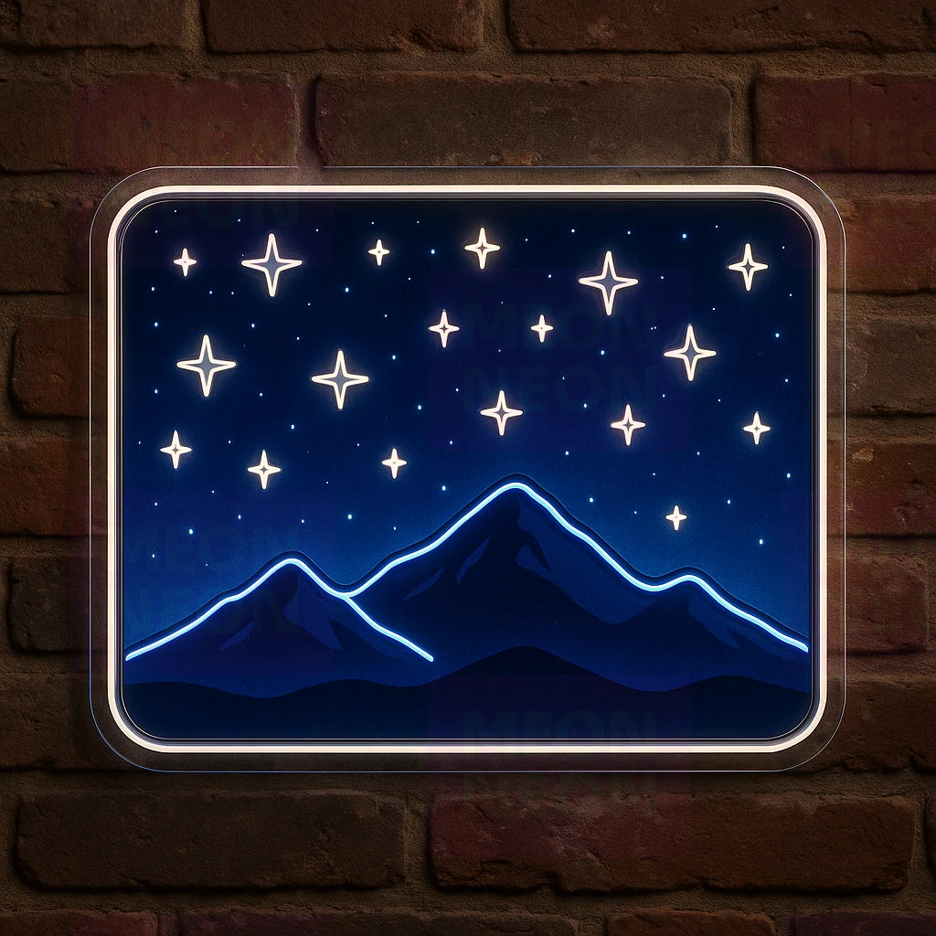 Starry Night WV LED Neon Sign