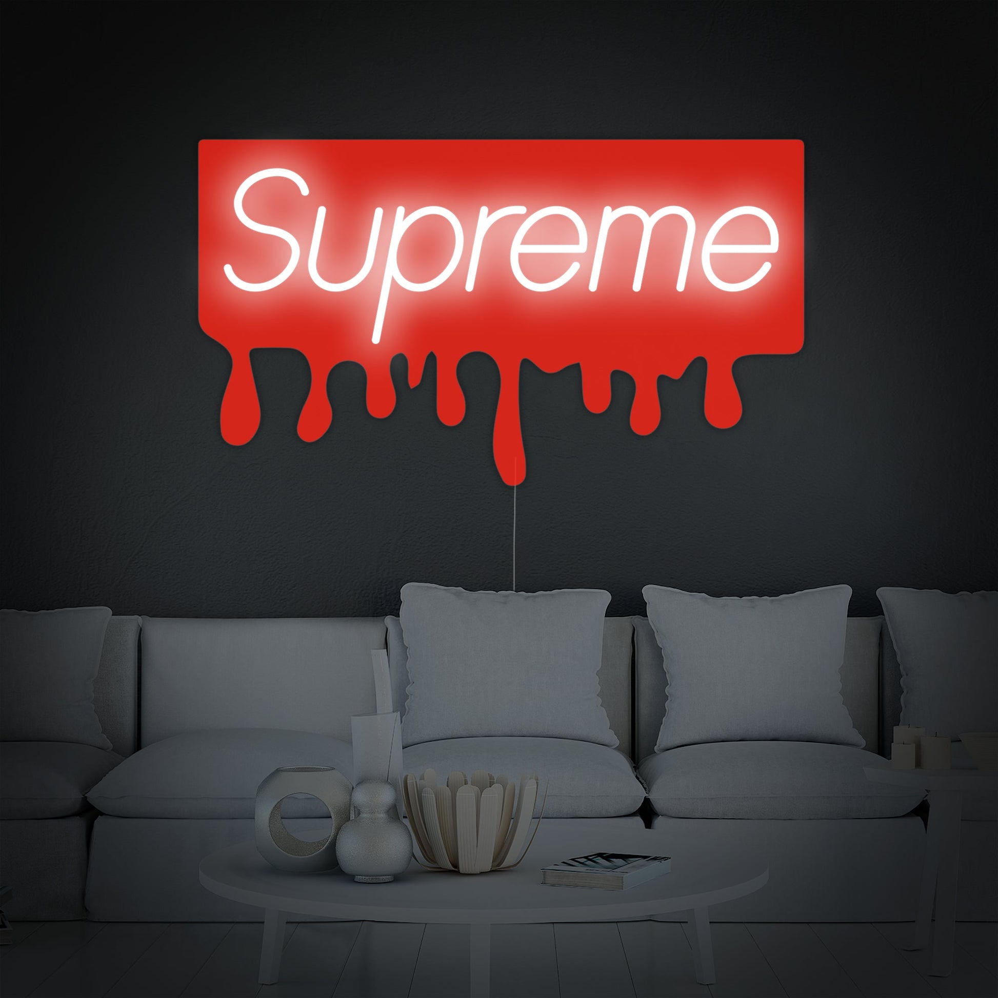 Super Drip LED Neon Sign | Streetwear Wall Art - MEON NEON