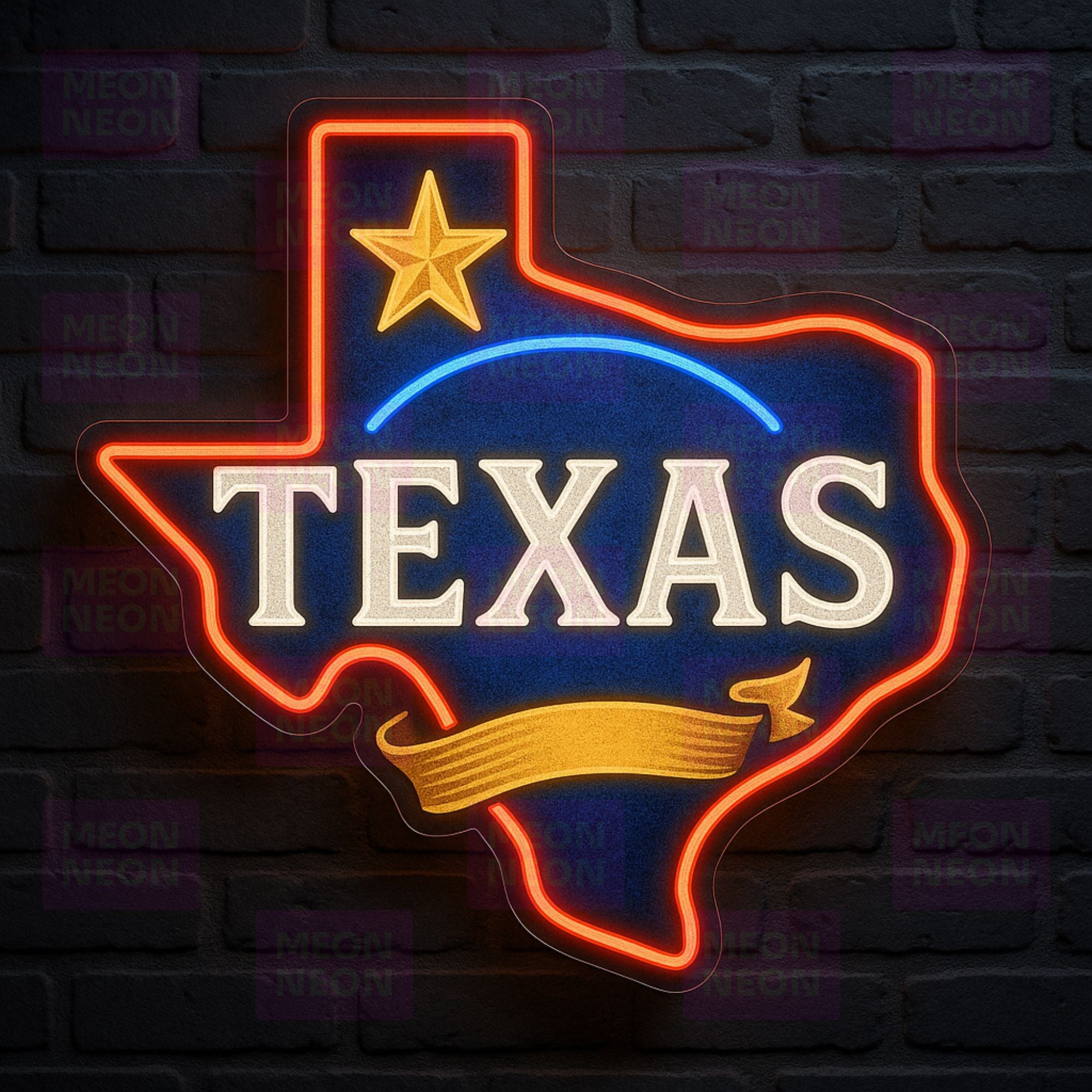 Texas Roadhouse Vintage Diner Style Neon Sign - MEON NEON