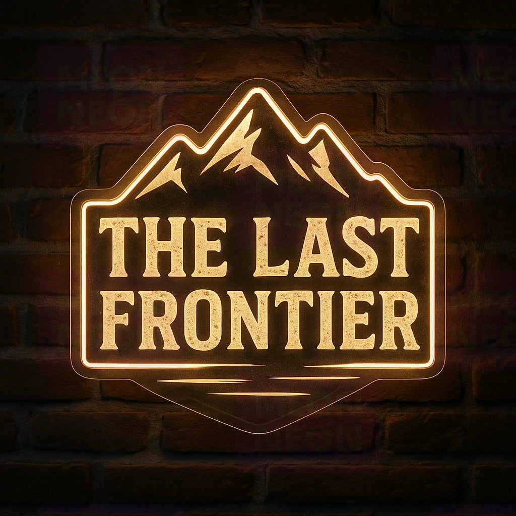 The Last Frontier LED Neon Sign