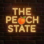 The Peach State LED Neon Sign