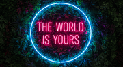 The World Is Yours LED Neon Sign - MEON NEON