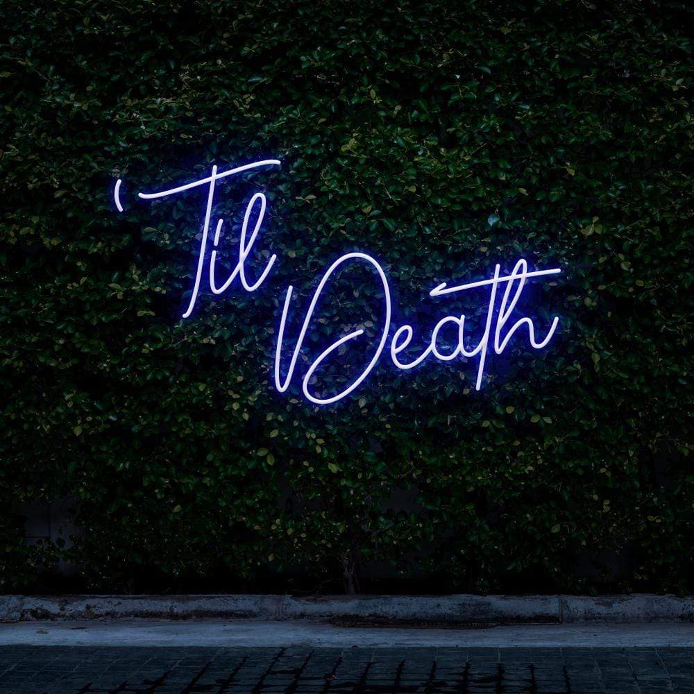 "Til Death" Neon Sign image 1