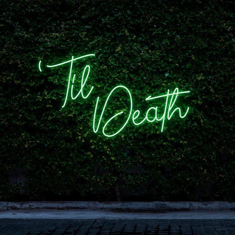 "Til Death" Neon Sign image 2