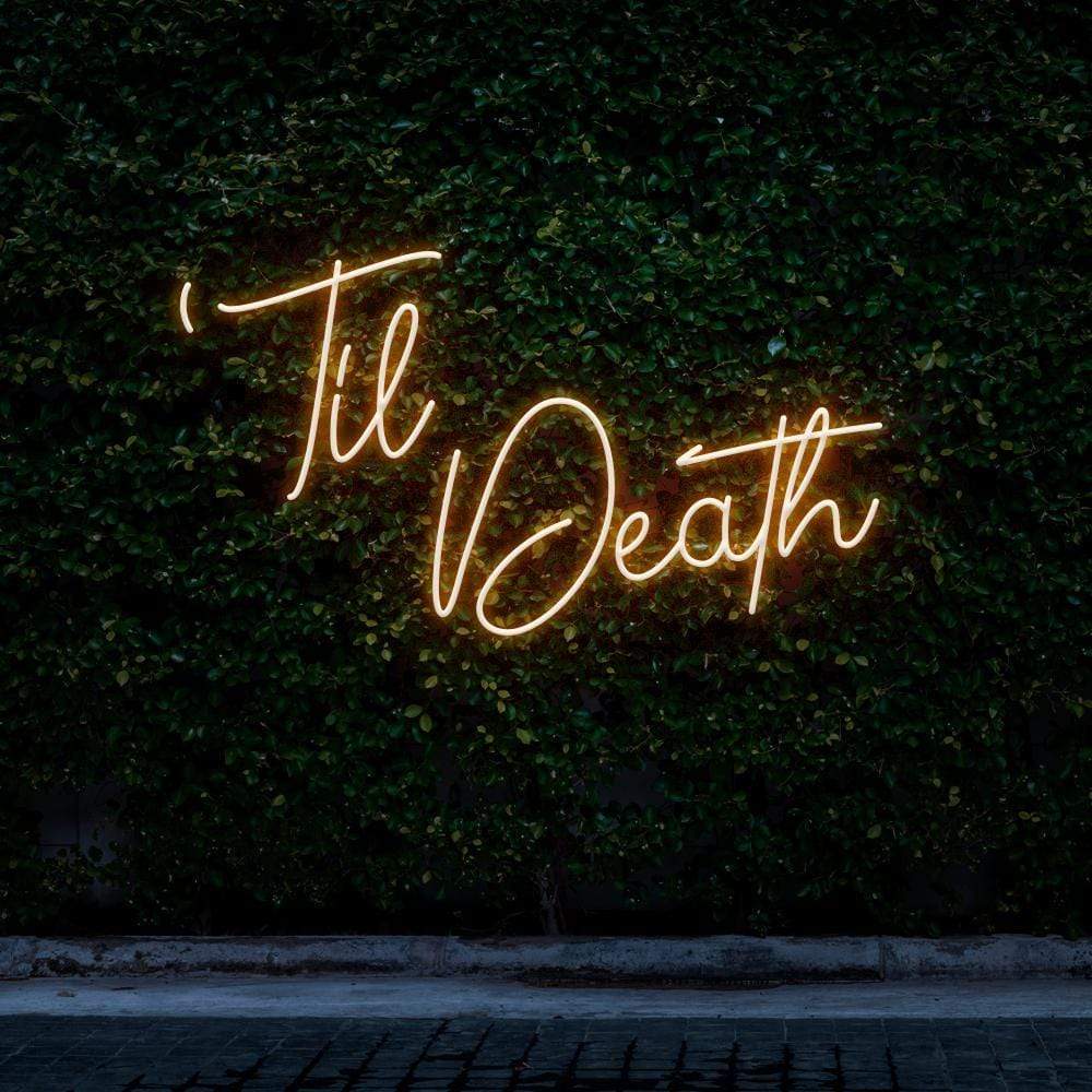 "Til Death" Neon Sign image 3