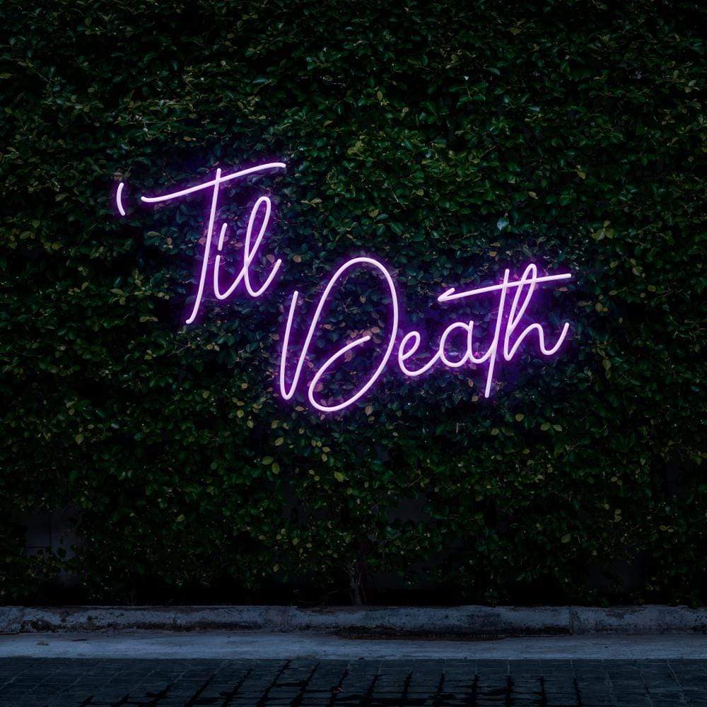 "Til Death" Neon Sign image 4