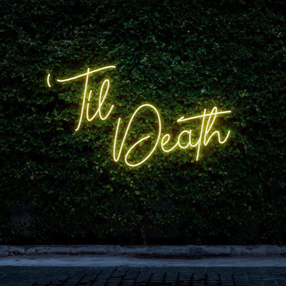 "Til Death" Neon Sign image 8