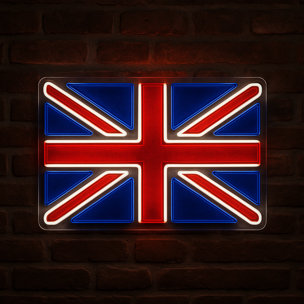 Union Jack LED Neon Sign