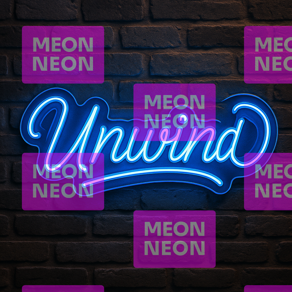 Unwind LED Neon Sign