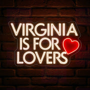 Virginia Is For Lovers LED Neon Sign