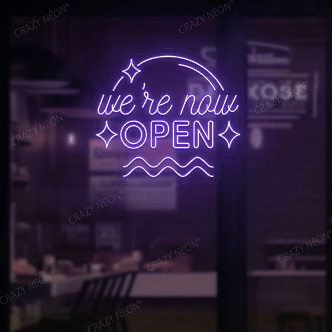 We're Now Open Sign image 3