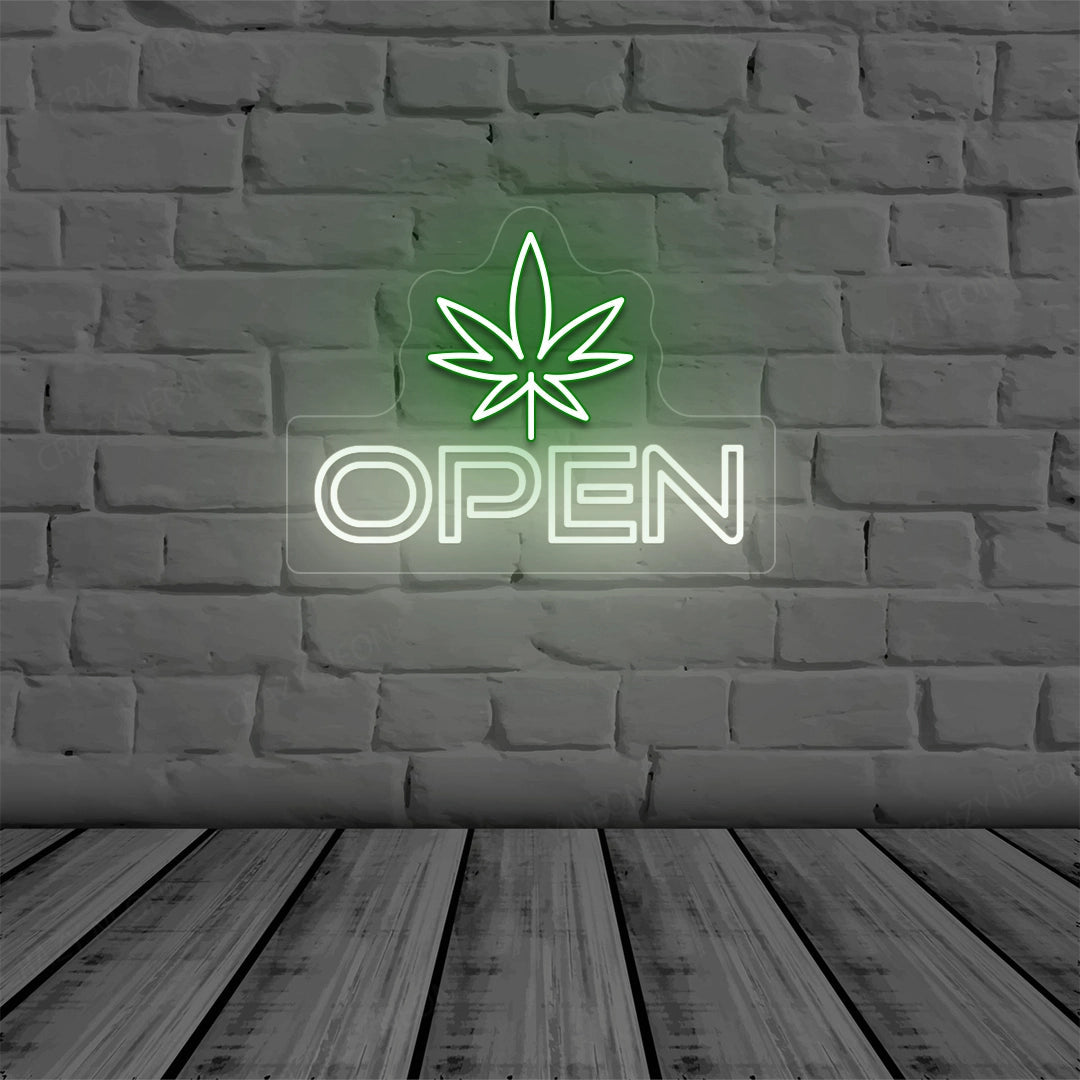 Weed Open Sign image 2